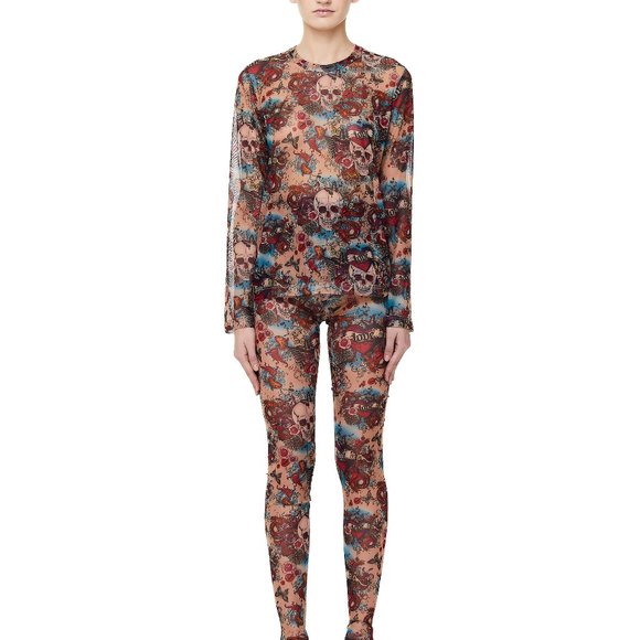 Comme des Garçons Tattoo Set - Skull Print